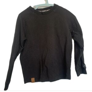 Kids Black Long Sleeve Shirt